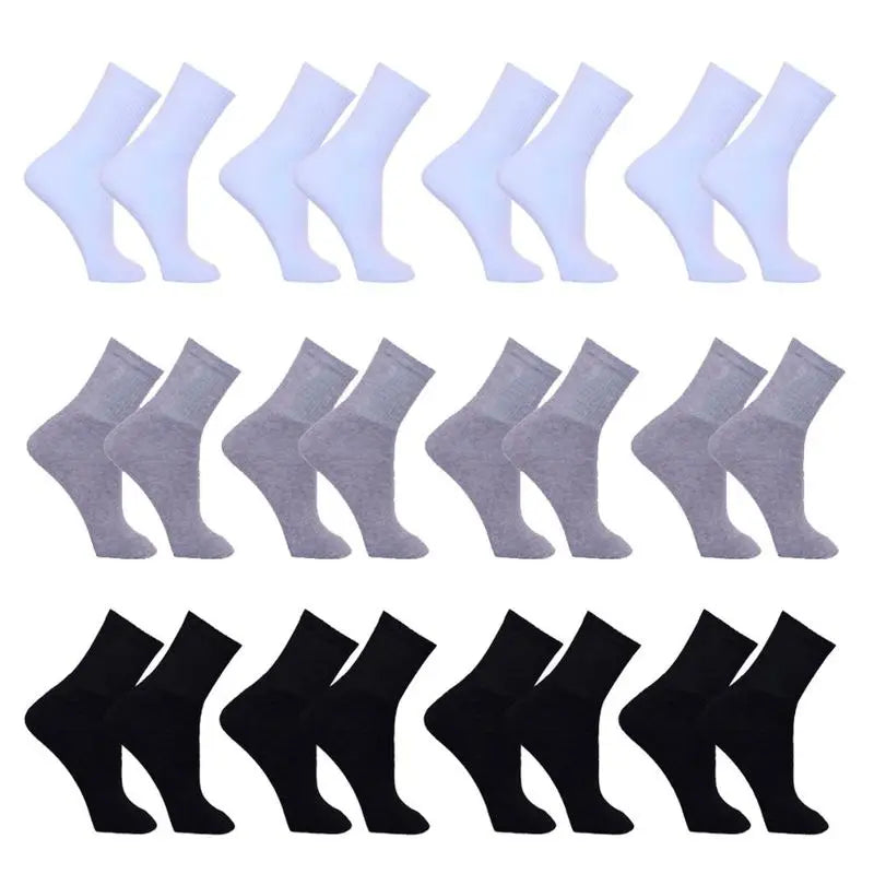 Kit 6 Paired Men's Socks High Sport