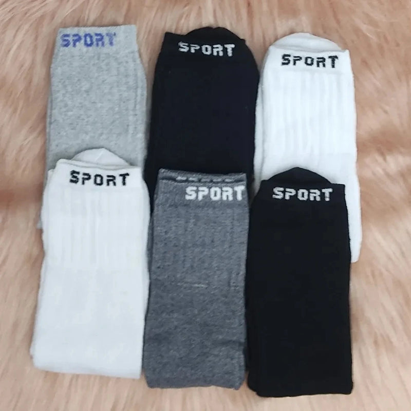 Kit 6 Paired Men's Socks High Sport