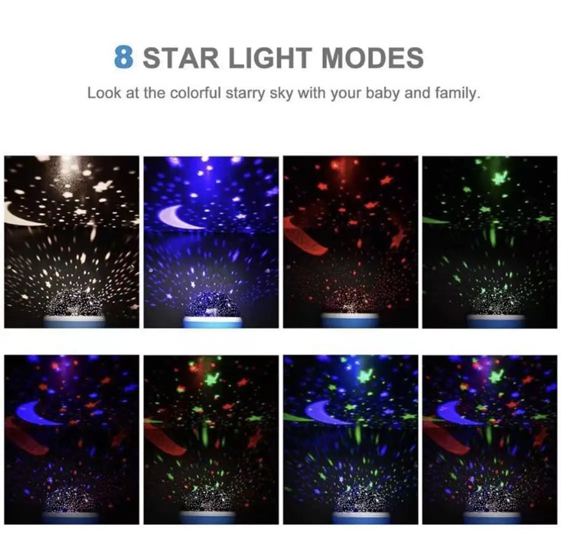 Star 360 ° Galaxy Lampshade Star Master Projector Luminaire